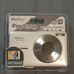 Vivitar PopSnap Digital Camera - Silver